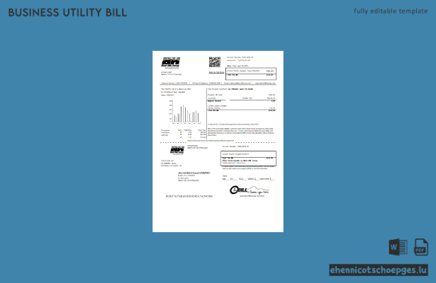 Beispielrechnung für Unternehmen von Black Hills Energy (Vorschau)
